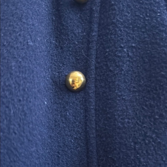 Vintage Rothschild’s classic navy wool coat with red trim and matching hat - Picture 7 of 9